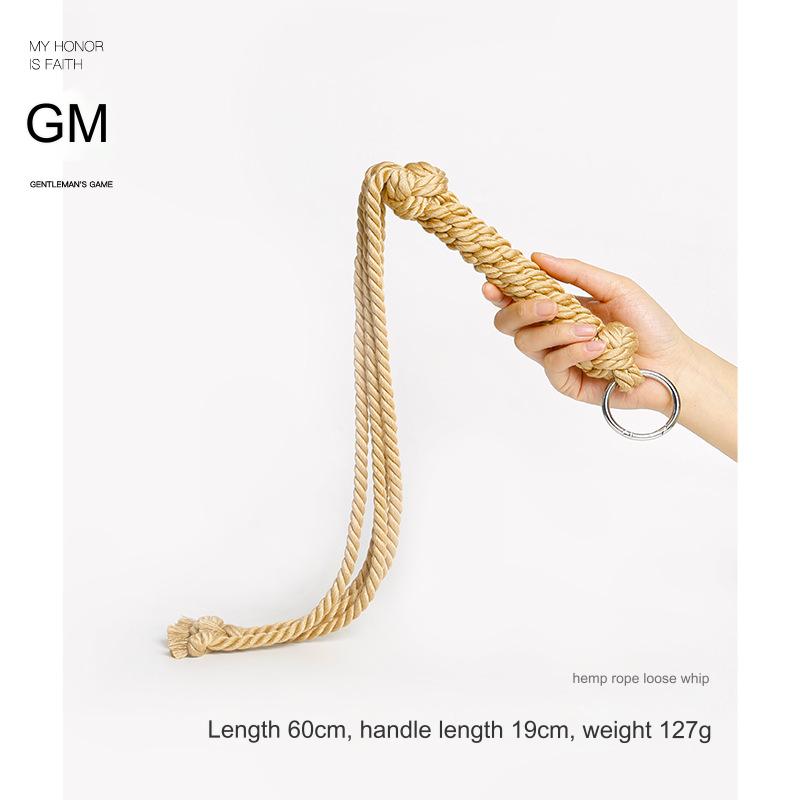 Swashbuckler Rope SM Flogger Whip - Overall length: 31'' - image 2
