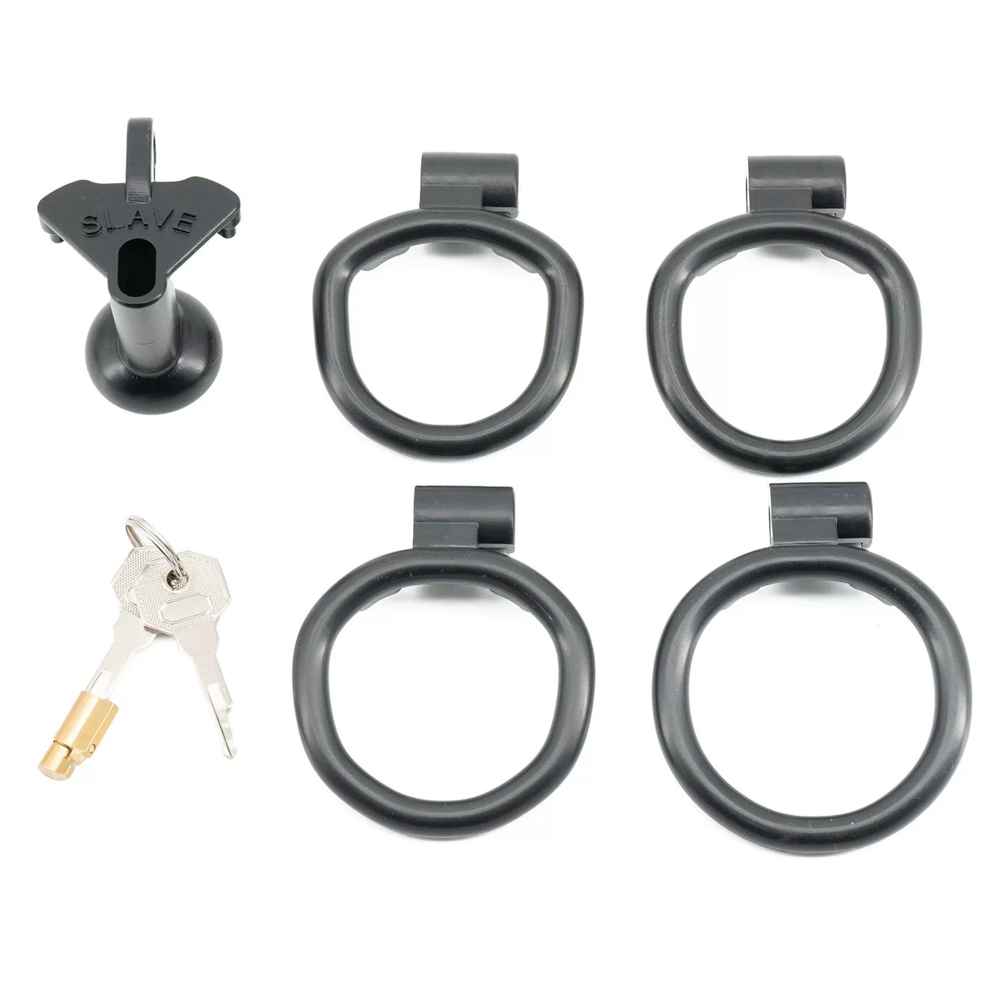 Lightweight Negative  Chastity Cage - Black - B - image 10