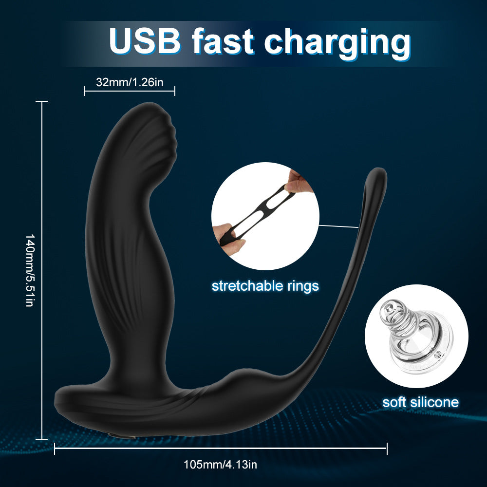 Remote Control Heating Vibrating Prostate Massager - image 2