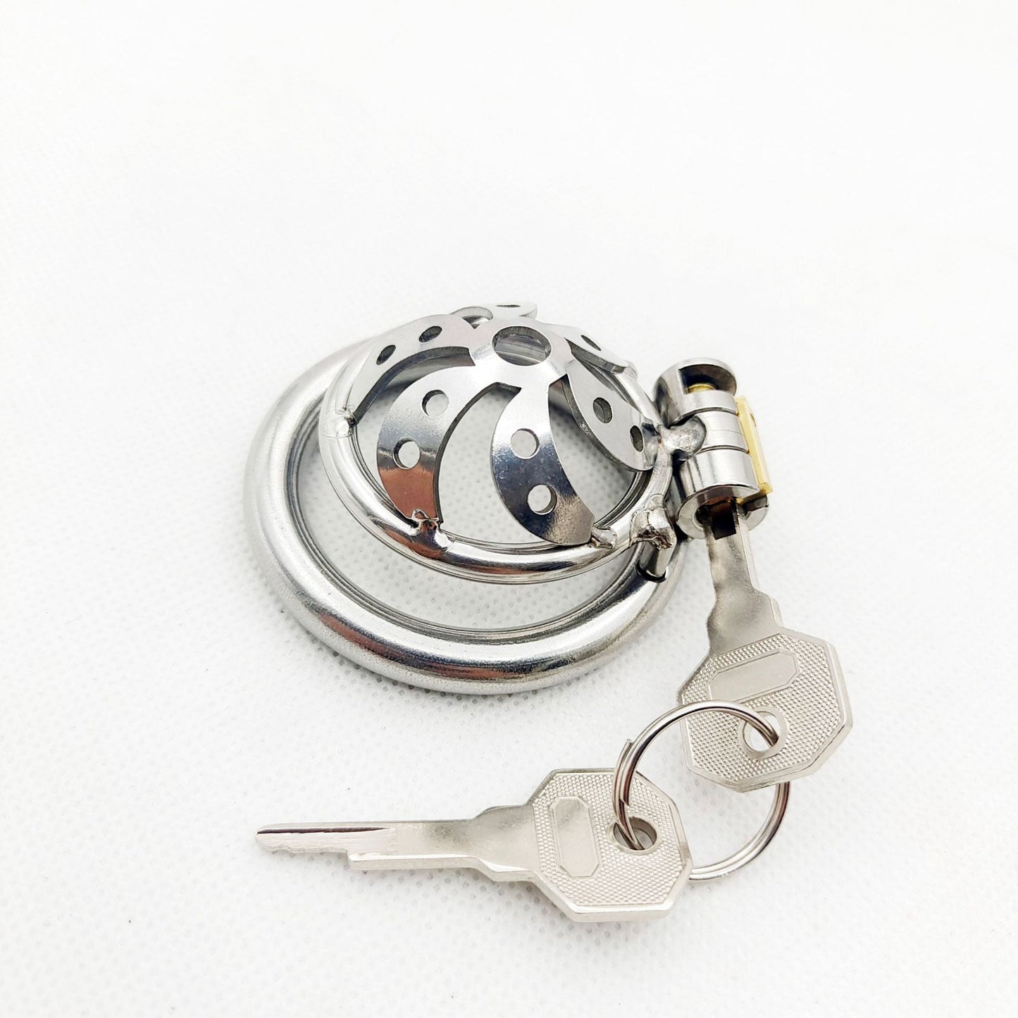 Short Head Flower Chastity Cage - 50mm ring - image 0