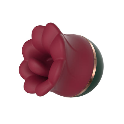 Rose Clit Sucking Licker Vibrator - Red - image 5