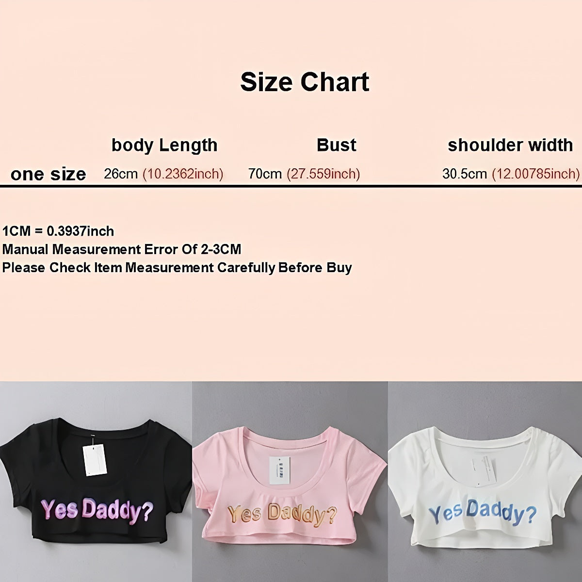 "Yes Daddy" Letter Print Fitness Crop Top - image 4