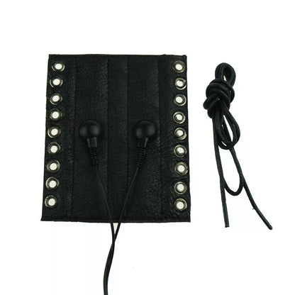 E-Stim Leather Cock Ring - image 1