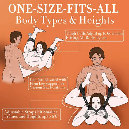 Multi-Mode BDSM Bondage Kit – Adjustable Wrist & Ankle Restraints & Accessories for Couples - image 1