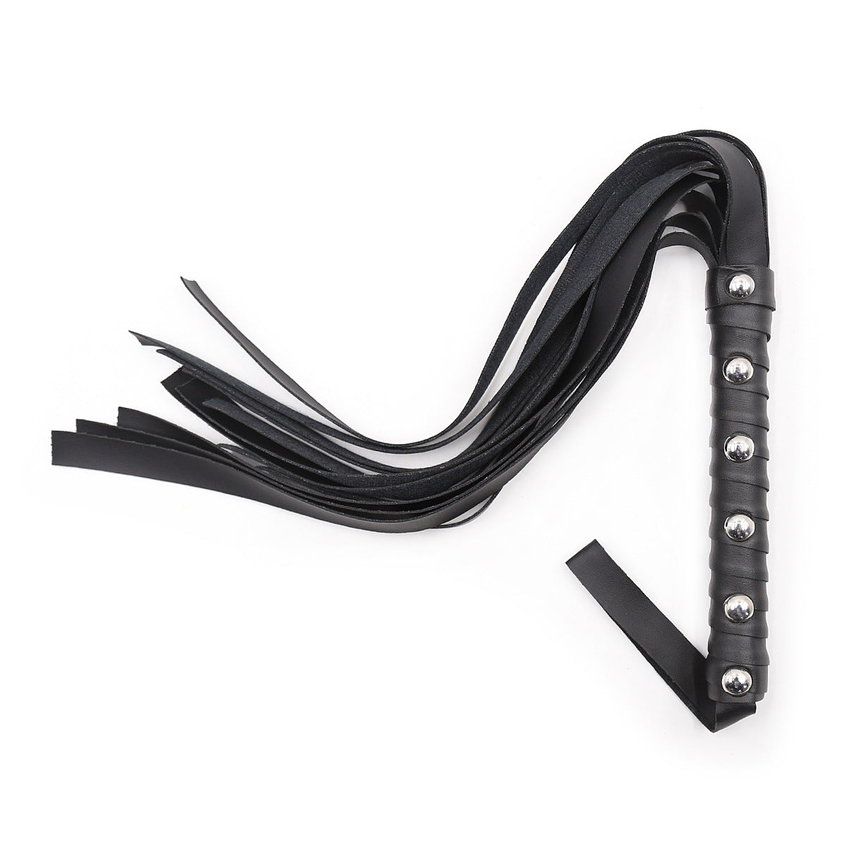 48CM PU Leather SM Flogger Whip - Black - image 1
