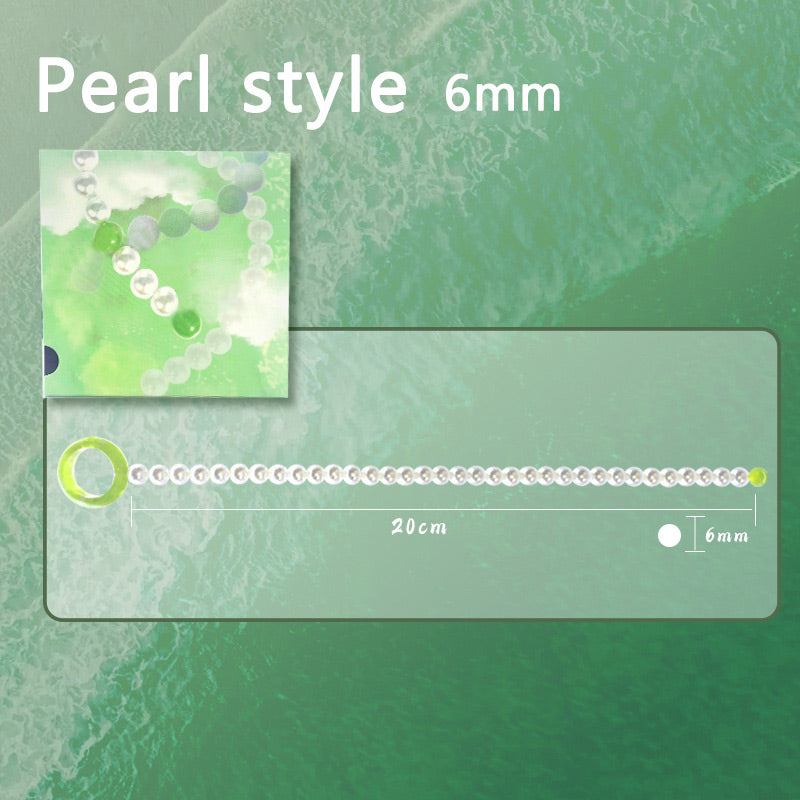 Pearl & Jade Beads Urethral Sound - 6mm - Pearls - image 3