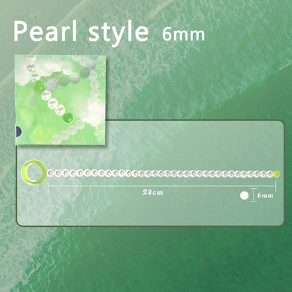 Pearl & Jade Beads Urethral Sound - 6mm - Pearls - image 3