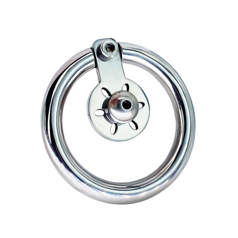 Sissy Chastity Cage with Urethral Tube - image 1