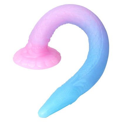 Glow-in-the-Dark Silicone Monster Dildo - image 1