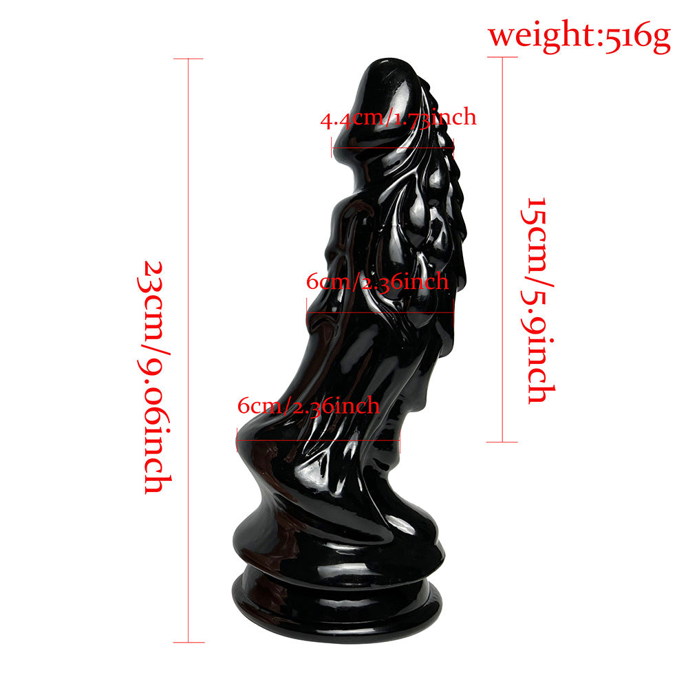 Kylin Anal Plug - Mythical Creature Fantasy Toy - Black - L - image 2