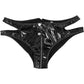 Zipper Crotch Patent Leather Briefs – Sexy Low-Rise Lingerie for Women - image 9