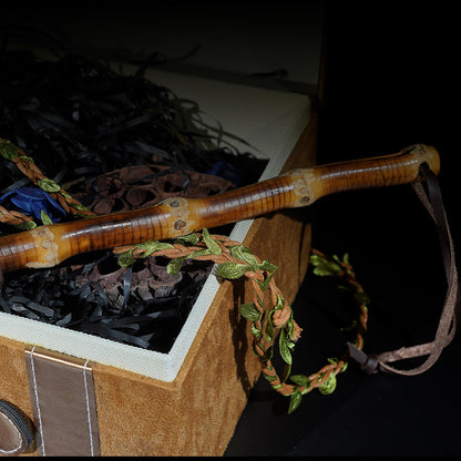Bamboo & Leather Flogger - image 4