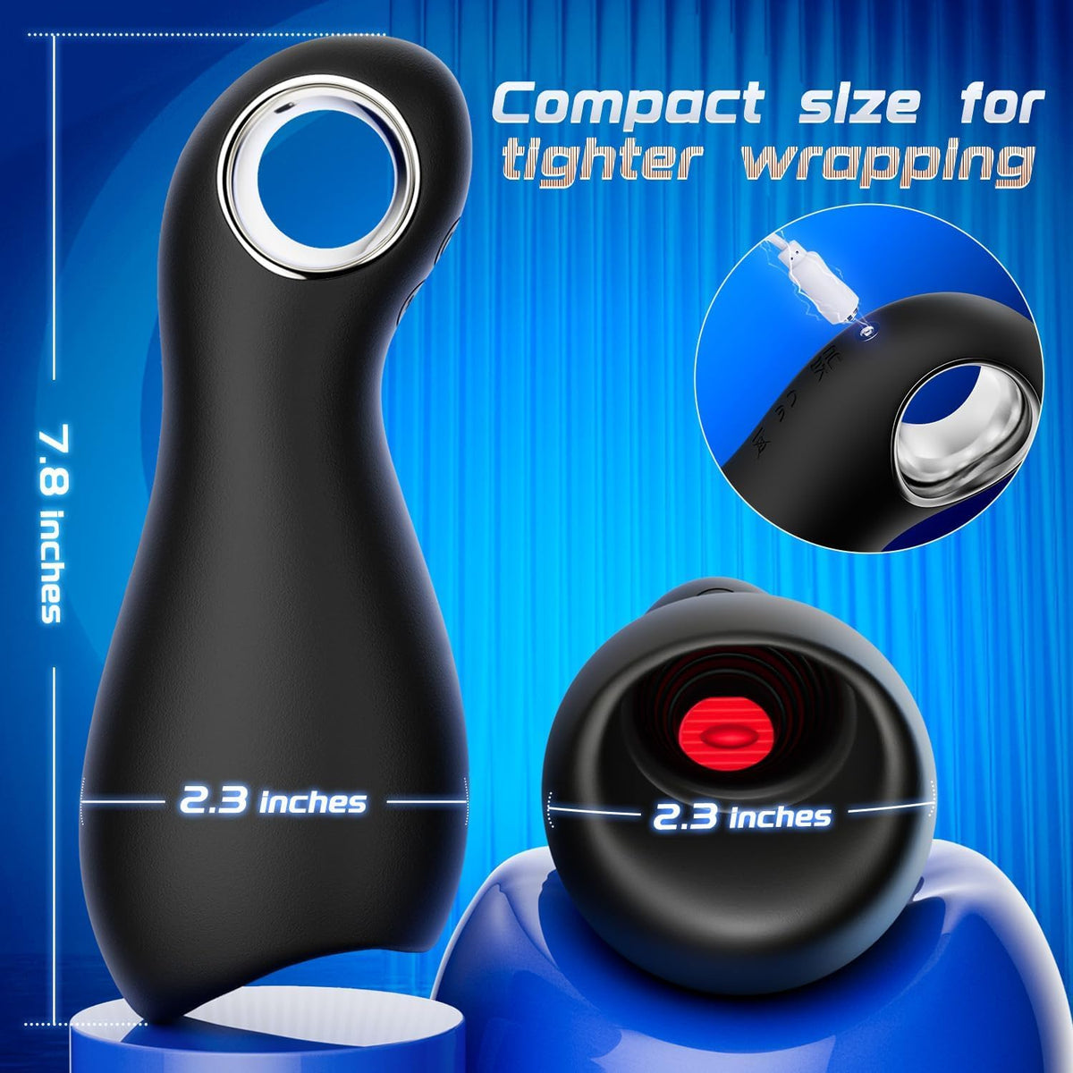Men Filter Pump for 10 Vibrations and 5 Tongue Licks - image 1