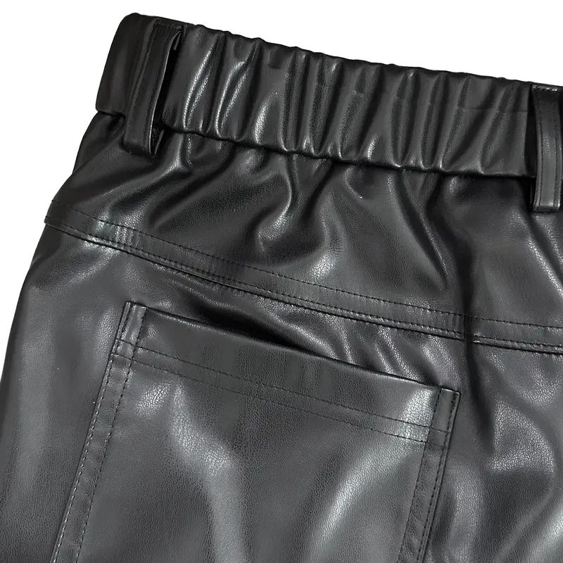 Men's Leather-look Shorts - image 5