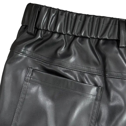 Men's Leather-look Shorts - image 5