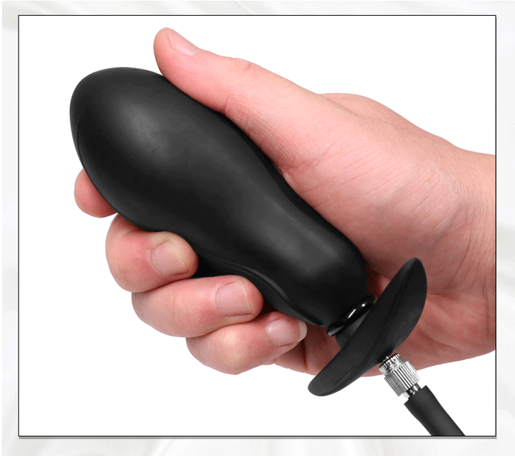 Medical Grade Silicone Expand Inflatable Anal Plug - image 2