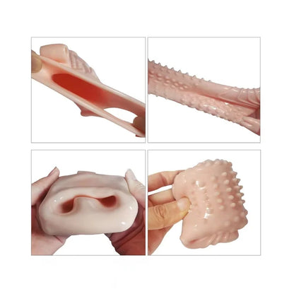 Penis Sleeve Extender Vibrator Dick Enlargement Delay Ejaculation - image 2