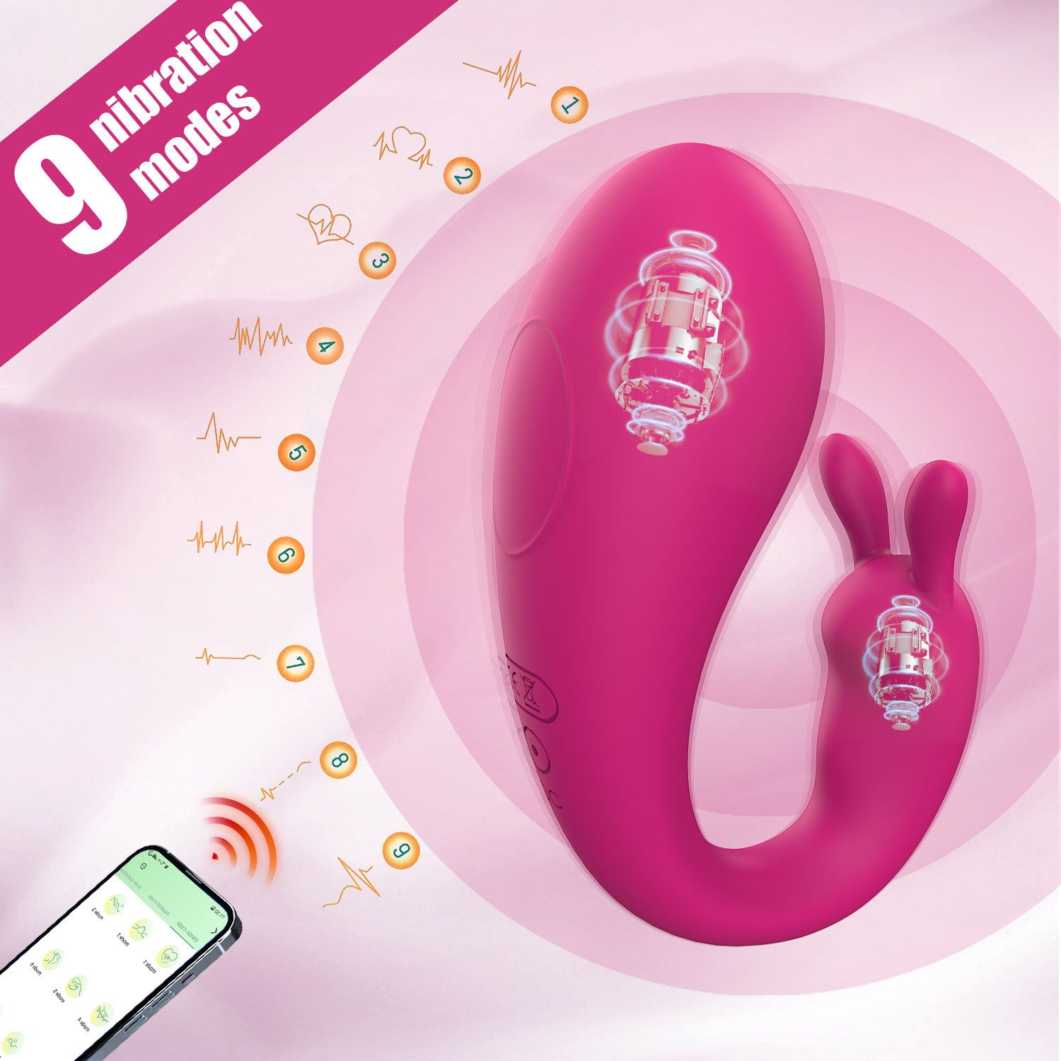 Triple Stimulation 2-in-1 Vibrator - image 1