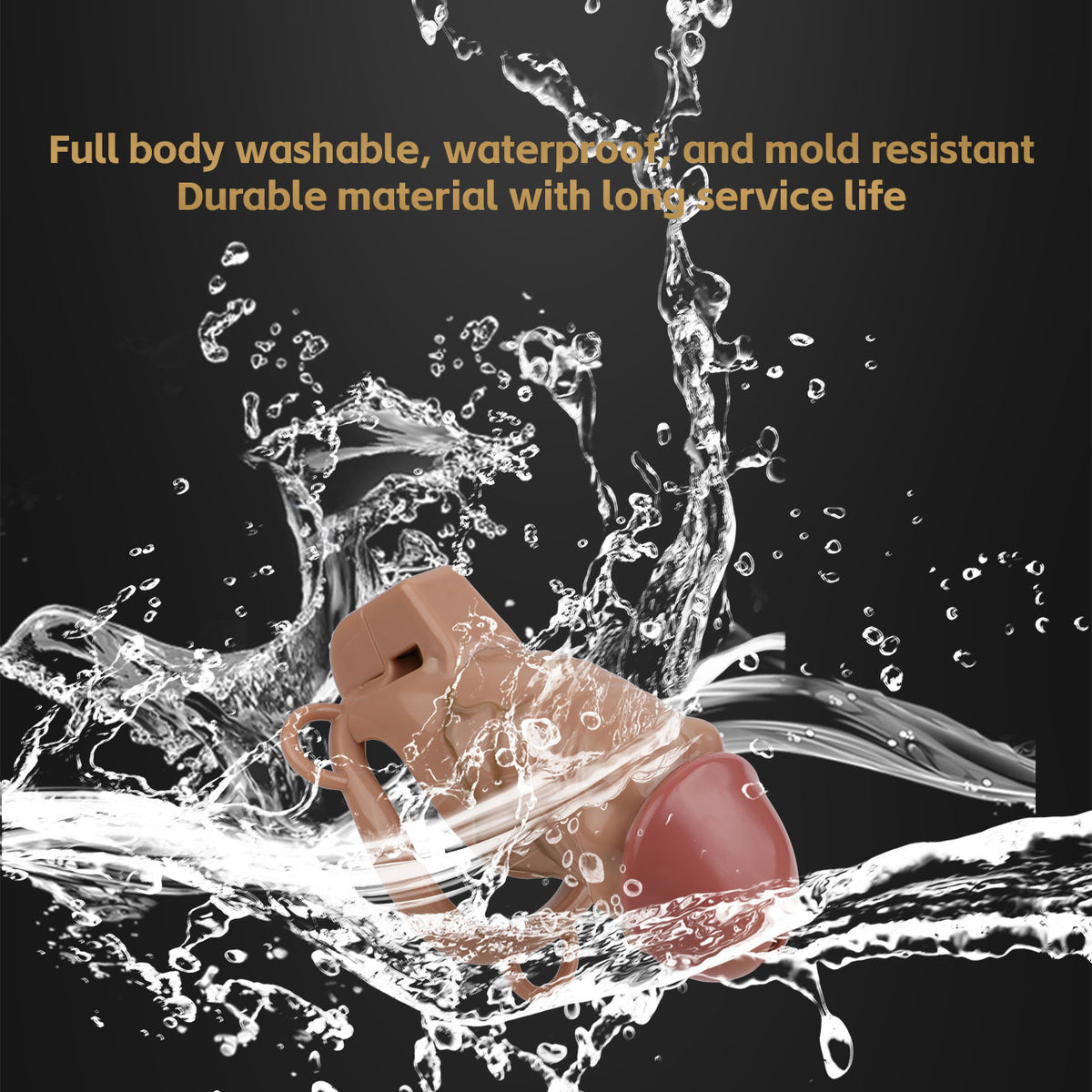 Realistic Phallic Chastity Cage - Breathable Resin Restraint - image 8