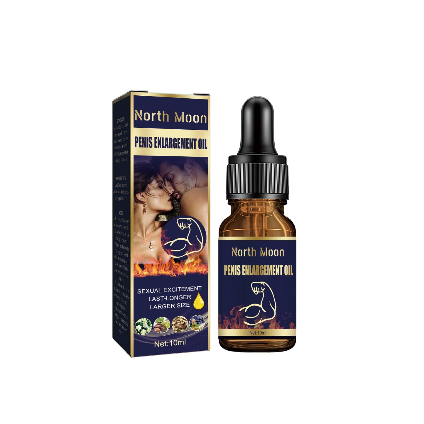 Penile Enlargement Massage Oil - 10ml - image 0