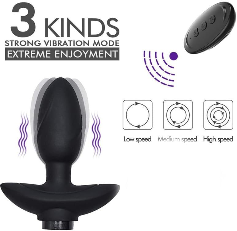 Vibrating Foxy Tail Silicone Anal Plug - image 4