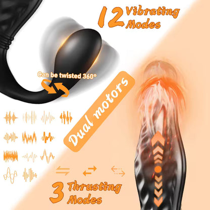 OrgasmoWave - Remote Control 3-in-1 Pleasure Plug - image 10