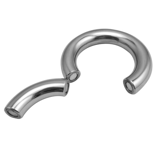 Magnetic Stainless Steel Ball Stretcher Weight Man Enhancer Chastity Ring - image 0
