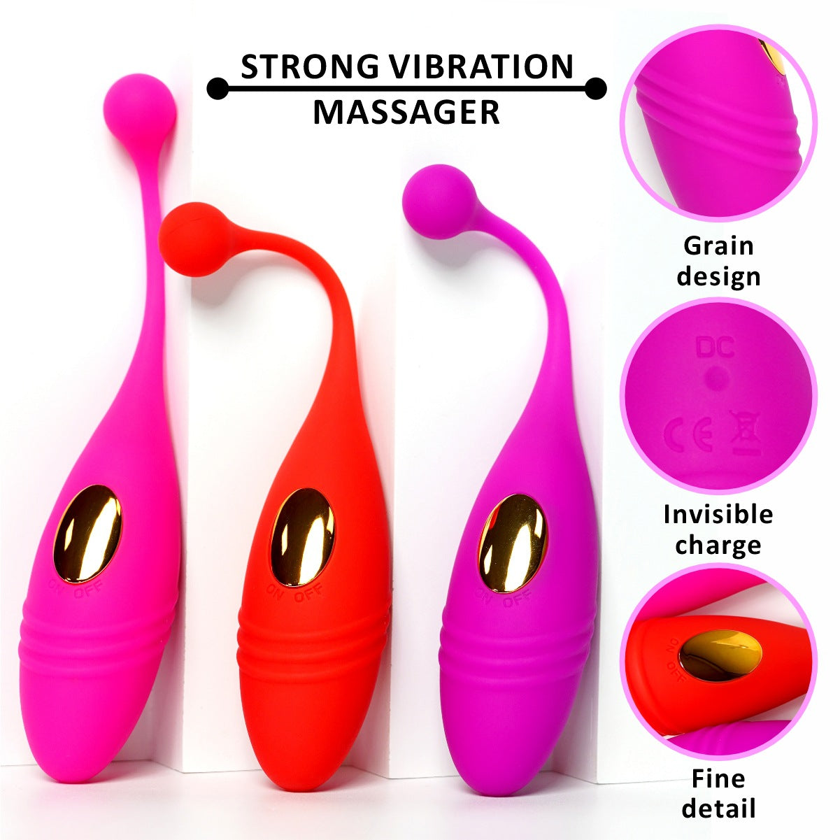VibePulse Duo – Wireless Ribbed Egg Vibrator - image 2