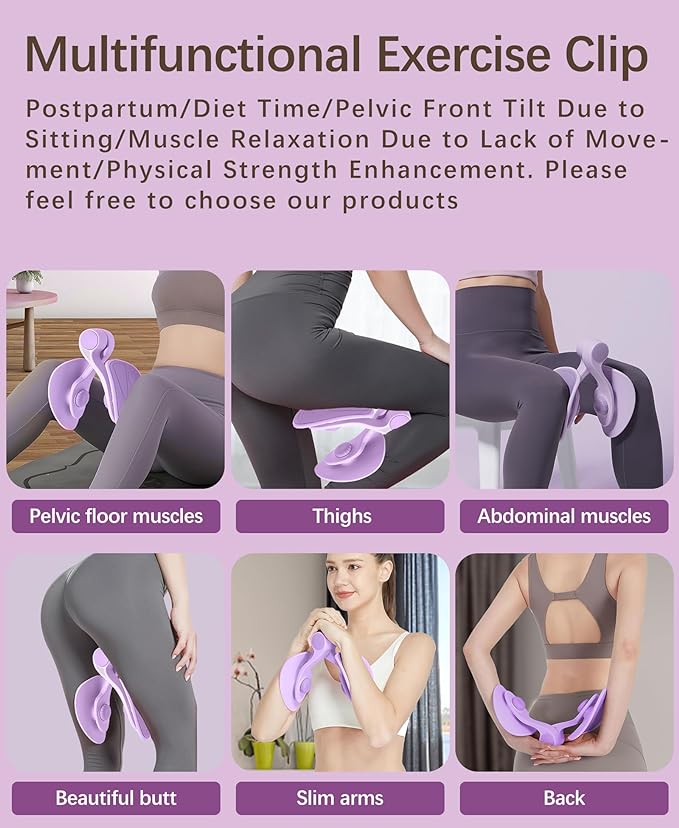Thigh Hip Trainer Kegel Exerciser Pelvic Floor Trainer for Postpartum Rehabilitation - image 2