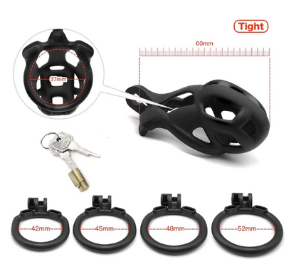 Cobra Male Chastity Cage Device Kit - Tight - image 2