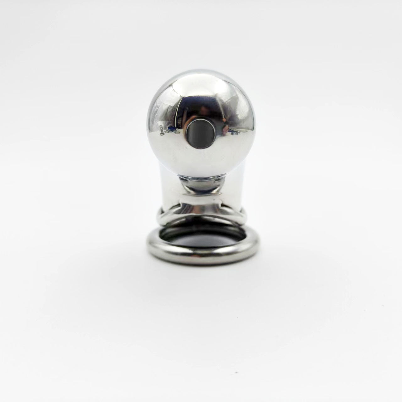 Stainless Steel Long Cylindrical Chastity Cage - image 4