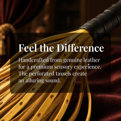 Yellow Pu Leather Tassels Flogger Horse Riding Whip - image 7