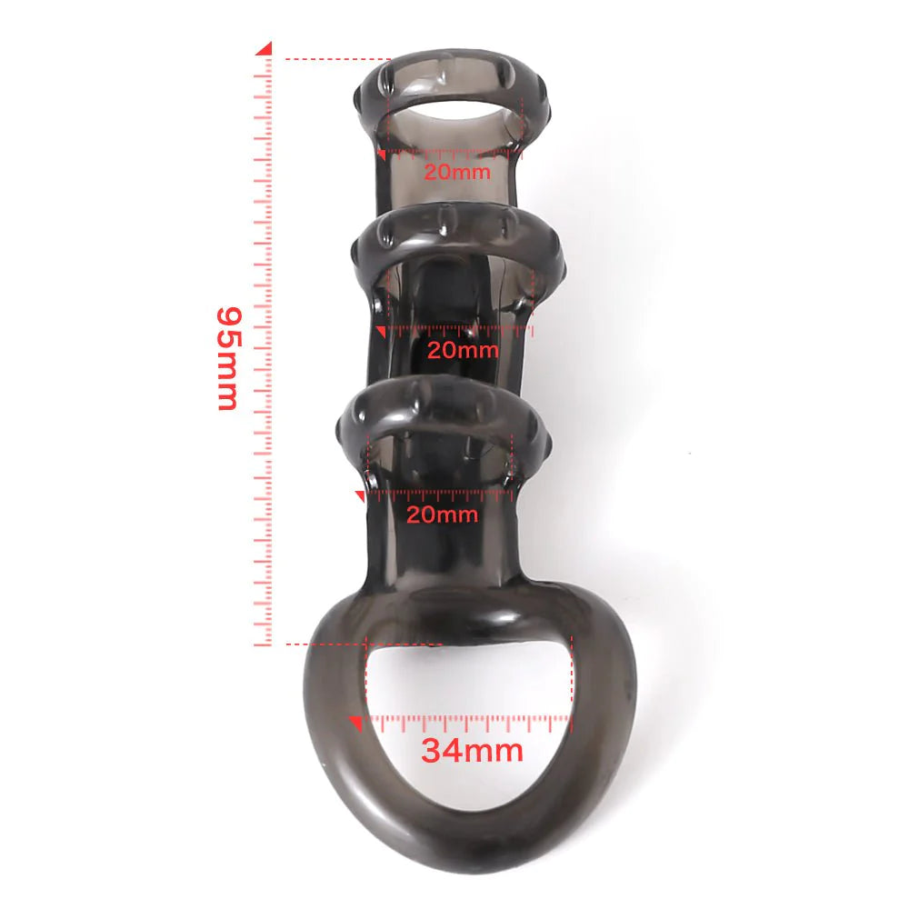 Vibrating Cock Ring - Sex Penis Enhancer - image 3