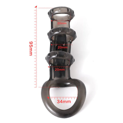 Vibrating Cock Ring - Sex Penis Enhancer - image 3