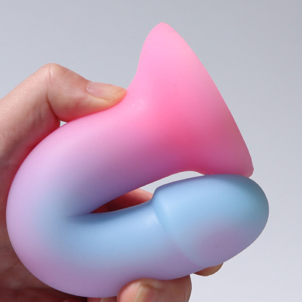 Mix Color Silicone Dildo - image 4