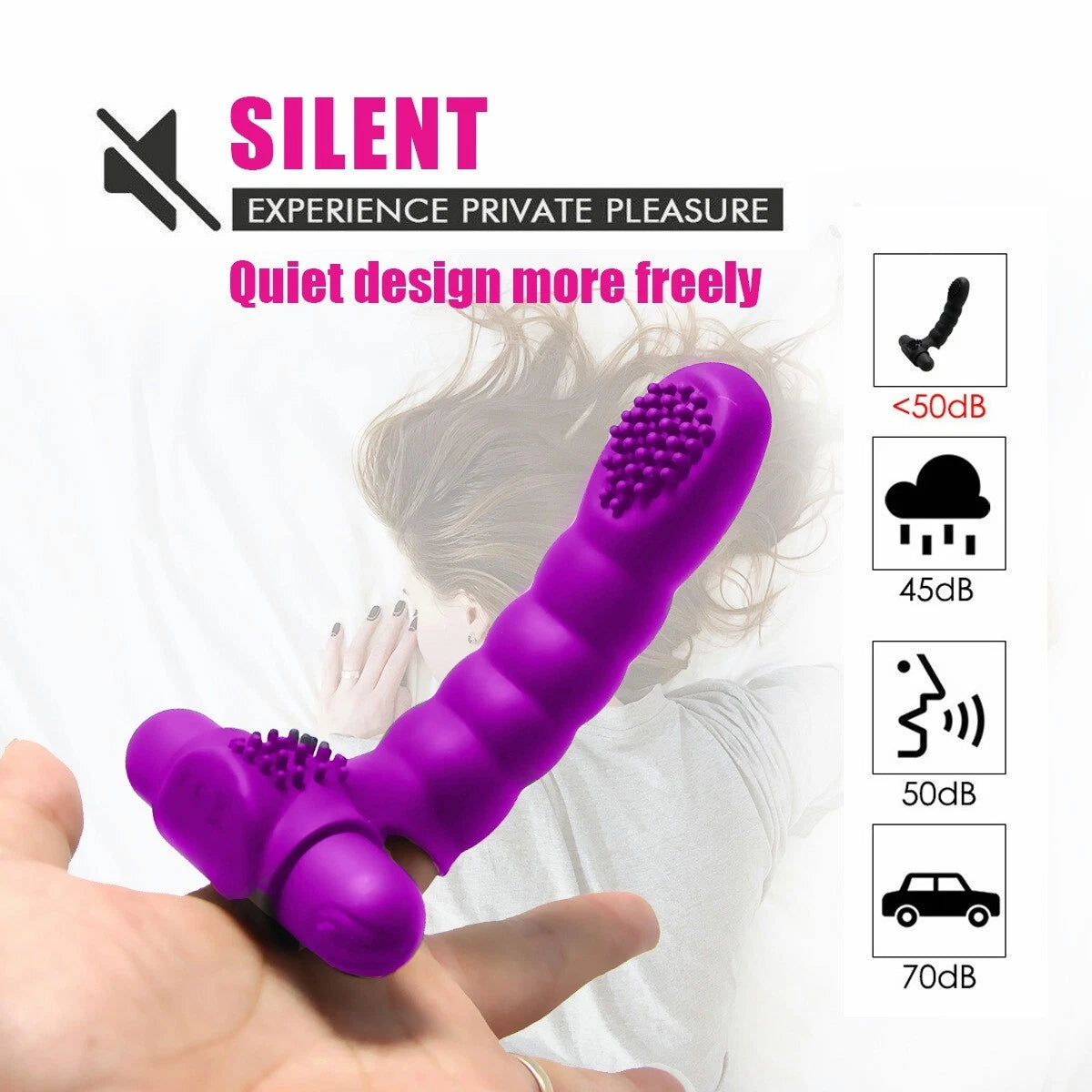 Finger Vibrator G-spot Clit Massager Stimulator Sex Toys for Women Rechargeable - image 12