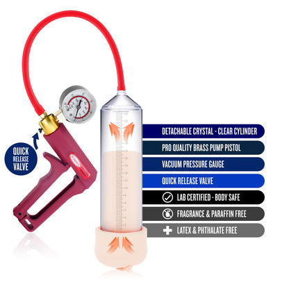 Penis Pump Penis Enlarger Genuine Vagina Inverted Mold - image 11