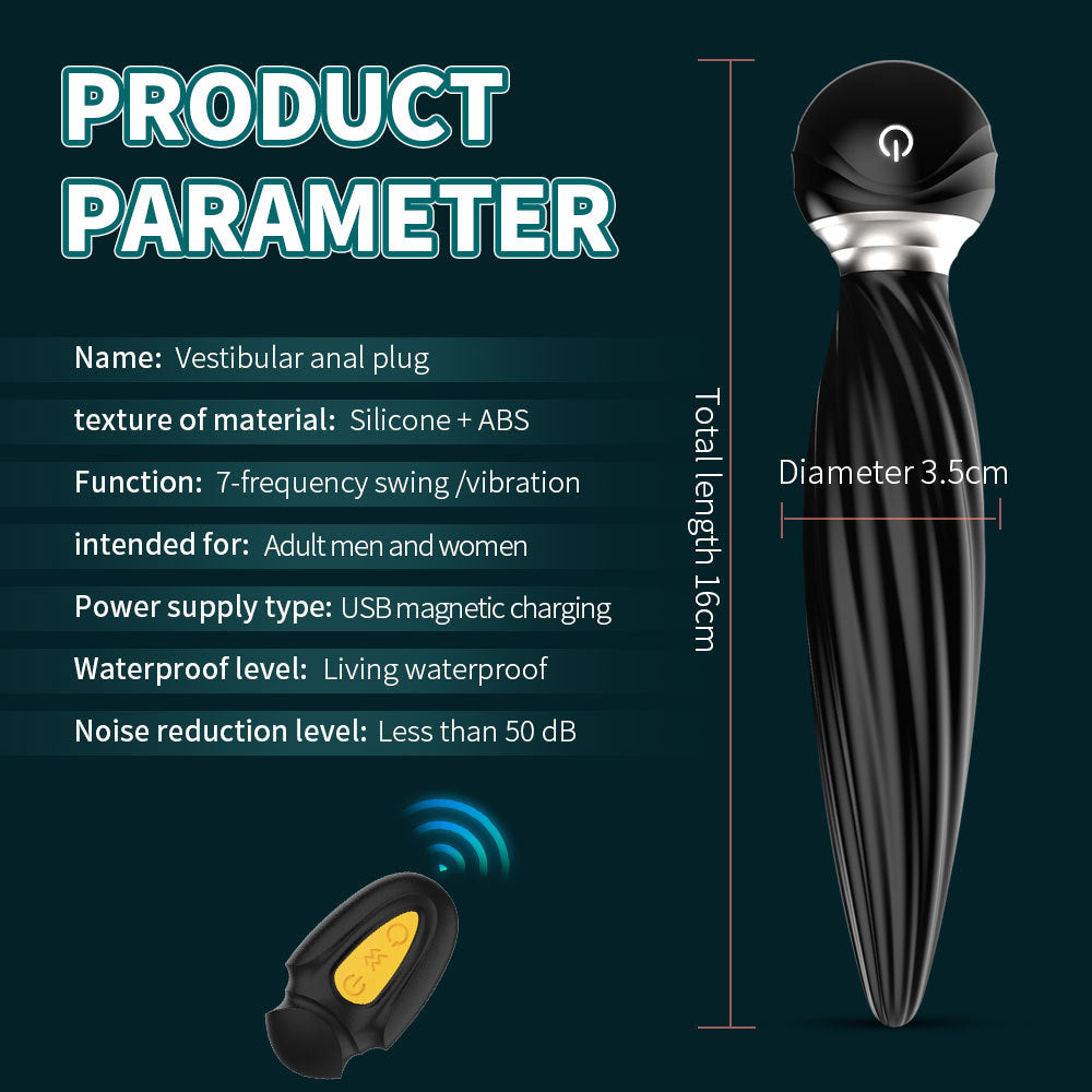 Rotating Thrusting Butt Plug Vibrator - image 1