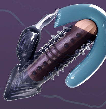 Double Pleasure Vibrating Penis Sleeve - image 1