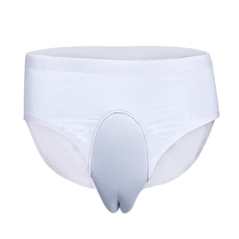 Sissy Camel Toe Underwear - Light Blue - XXL - image 0