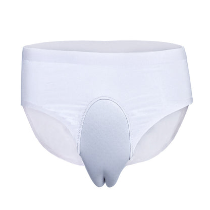 Sissy Camel Toe Underwear - Light Blue - XXL - image 0