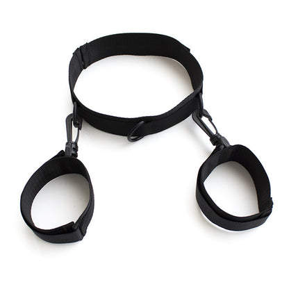 Vegan-friendly Collar And Cuff Set - Black - image 0