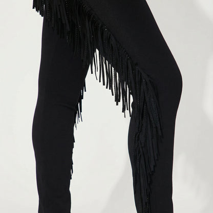 Rhinestone Fringe Legging - image 3