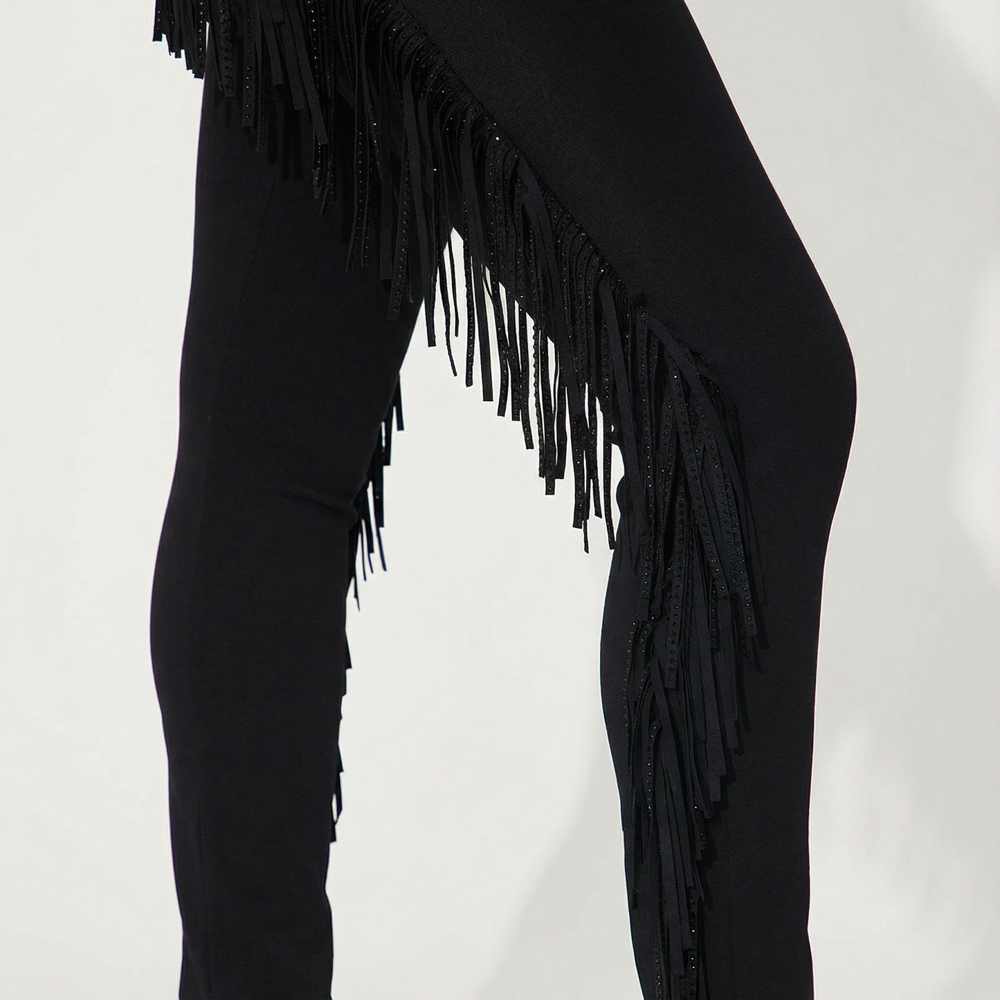 Rhinestone Fringe Legging - image 3