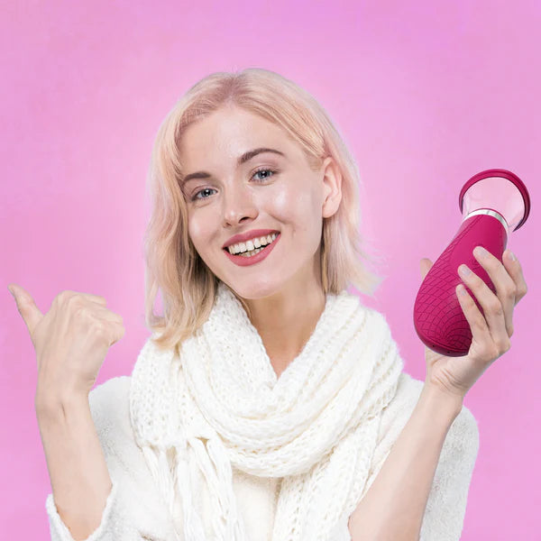 Silicone Nipple Clit Sucking Licking Vibrator - image 1