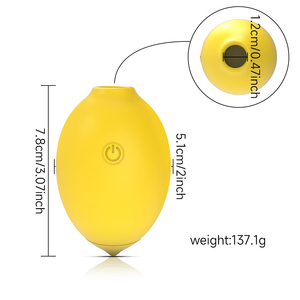 Vibrating Egg Adult Sex Toy Lemon - Yellow - image 3