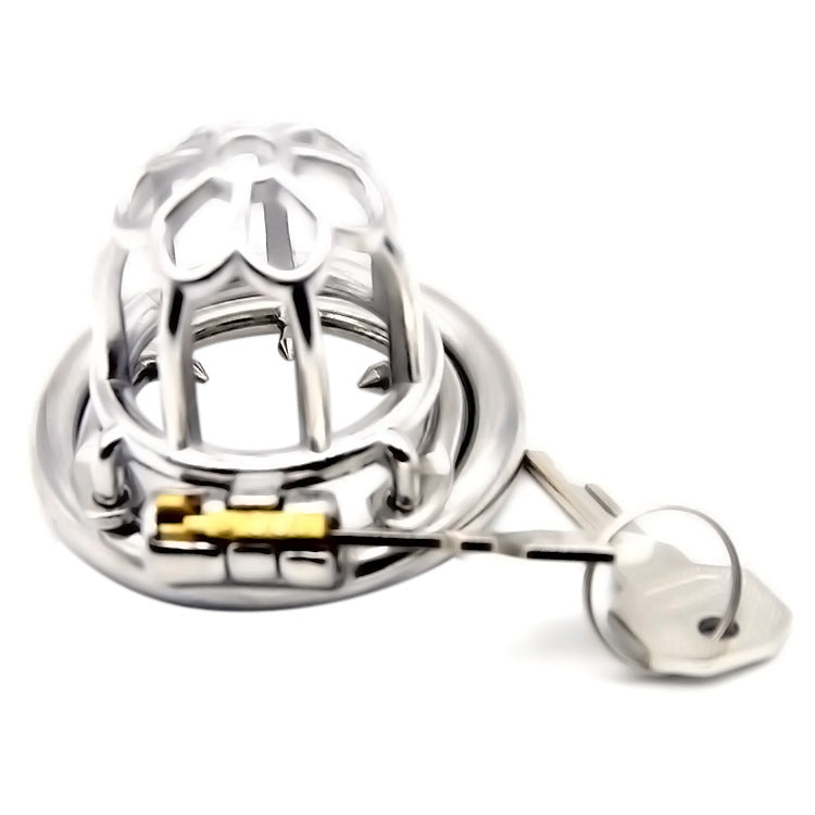 Premium Stainless Steel Sissy Chastity Cage - Ring Inner Diameters: LARGE: 1.96" - image 1