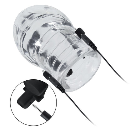 Electric Shock Penis Sleeve Glans Ring BDSM Sex Toy - image 6