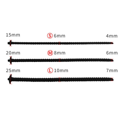 Male Spray/Washing With Syringe Urethral Plug Urethra Dil Sounding - 3 sounding rods - image 5