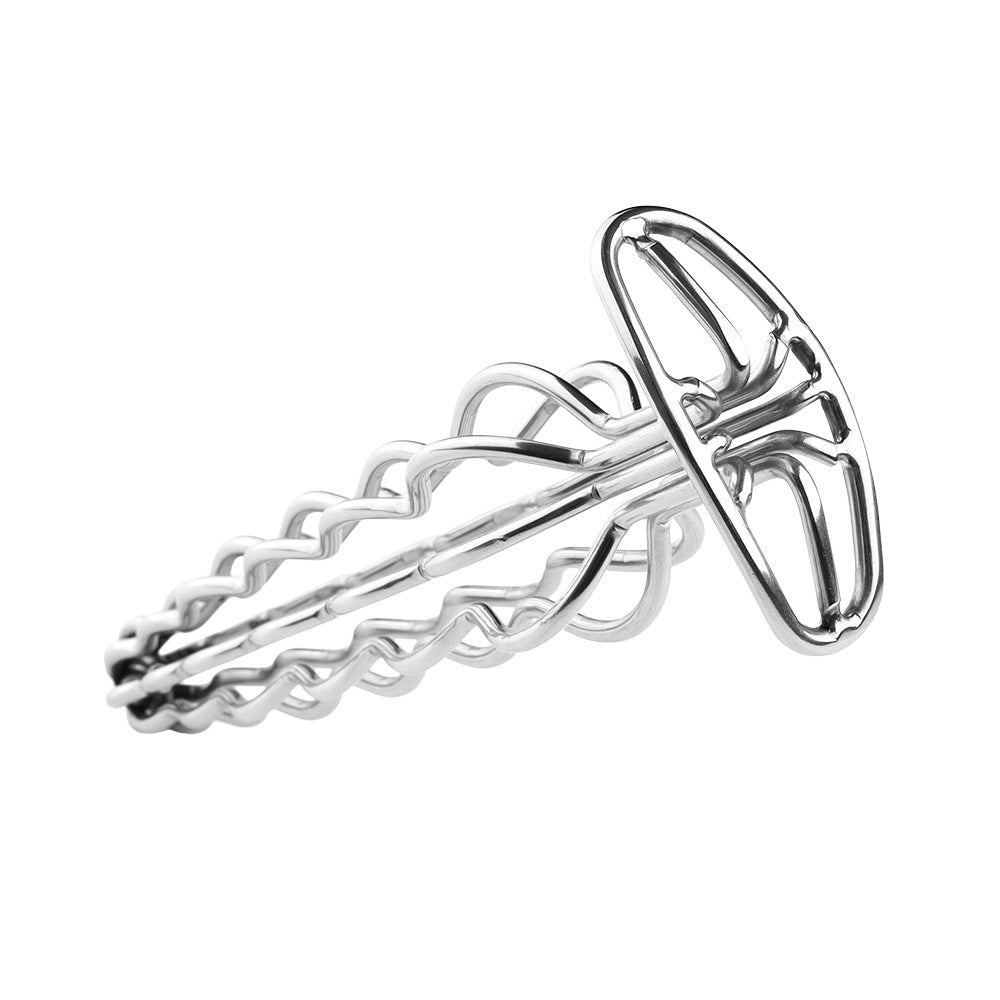 Six-ball Stainless Steel Hollow Butt Plug - image 4